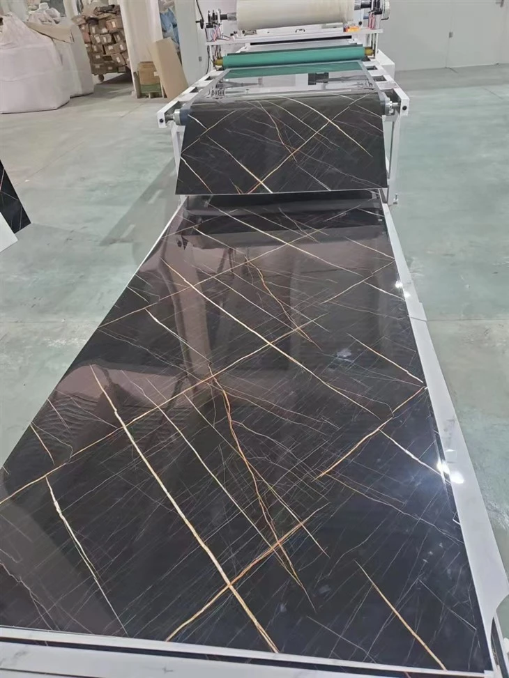 PVC Sheet Marble Surface UV Coating Decorative Wall Board
