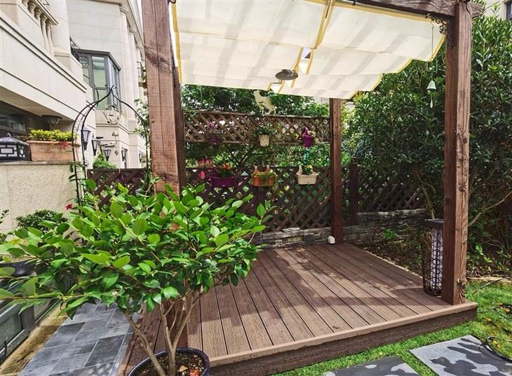 Outdoor Decking Floor Outside Wpc Decking
